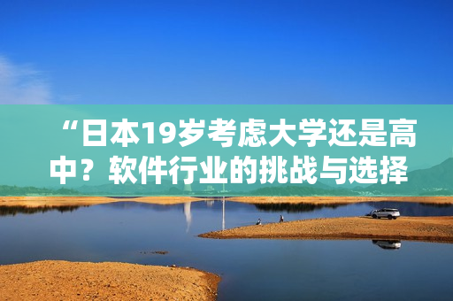 “日本19岁考虑大学还是高中？软件行业的挑战与选择”