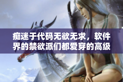 痴迷于代码无欲无求，软件界的禁欲派们都爱穿的高级感Polo衫