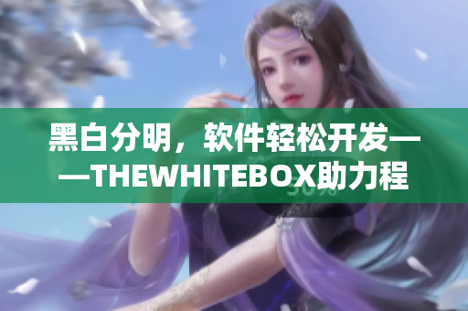黑白分明，软件轻松开发——THEWHITEBOX助力程序员再出发