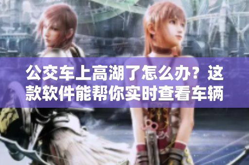 公交车上高湖了怎么办？这款软件能帮你实时查看车辆位置，避免误乘！