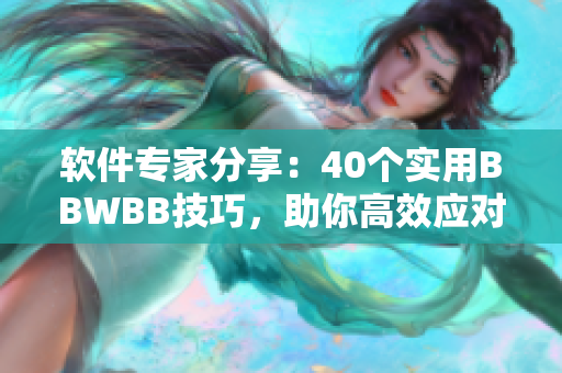 软件专家分享：40个实用BBWBB技巧，助你高效应对编程难题
