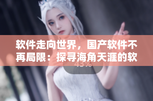 软件走向世界，国产软件不再局限：探寻海角天涯的软件之路
