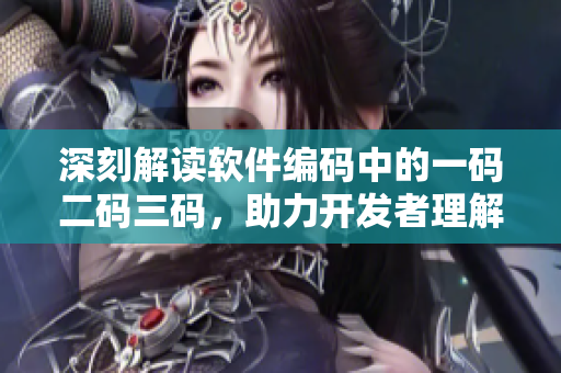 深刻解读软件编码中的一码二码三码，助力开发者理解软件架构