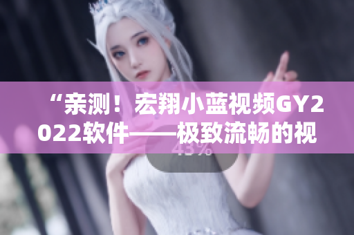 “亲测！宏翔小蓝视频GY2022软件——极致流畅的视频播放体验”