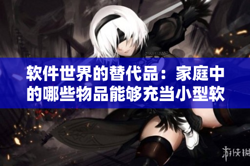 软件世界的替代品：家庭中的哪些物品能够充当小型软件玩具？