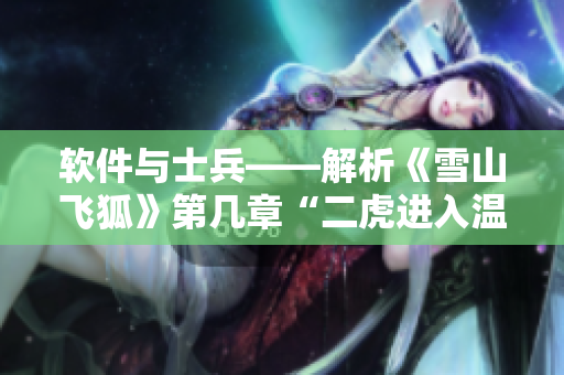 软件与士兵——解析《雪山飞狐》第几章“二虎进入温如玉”