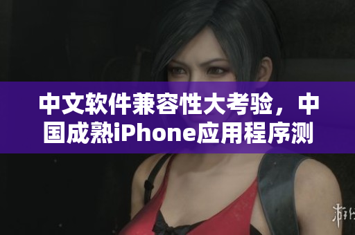 中文软件兼容性大考验，中国成熟iPhone应用程序测试揭秘