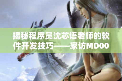 揭秘程序员沈芯语老师的软件开发技巧——家访MD0076
