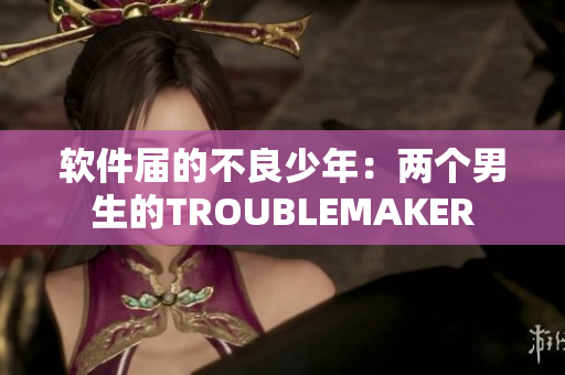 软件届的不良少年：两个男生的TROUBLEMAKER