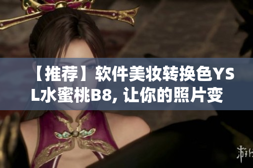 【推荐】软件美妆转换色YSL水蜜桃B8, 让你的照片变得更仙！