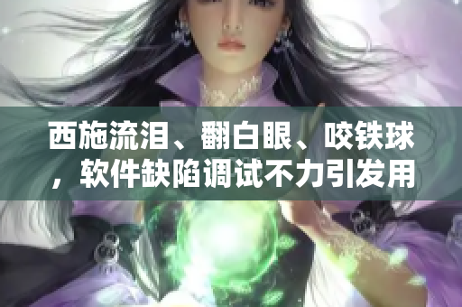 西施流泪、翻白眼、咬铁球，软件缺陷调试不力引发用户情绪失控