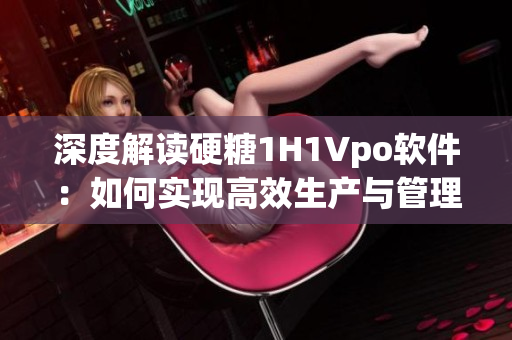 深度解读硬糖1H1Vpo软件：如何实现高效生产与管理