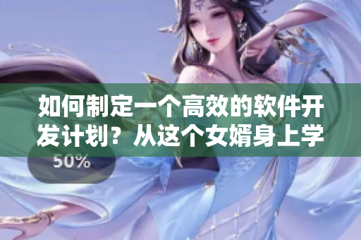 如何制定一个高效的软件开发计划？从这个女婿身上学到了什么！