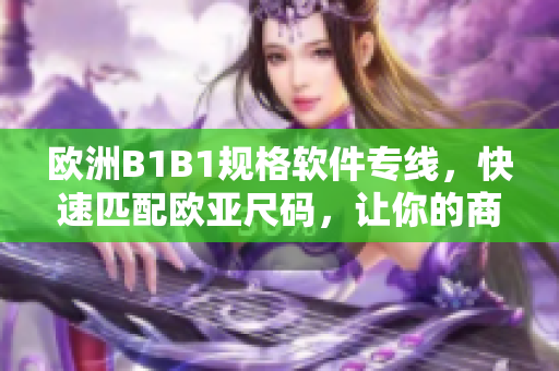 欧洲B1B1规格软件专线，快速匹配欧亚尺码，让你的商品销往欧洲市场