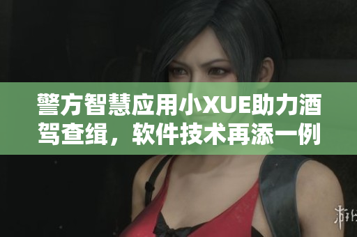 警方智慧应用小XUE助力酒驾查缉，软件技术再添一例佳绩