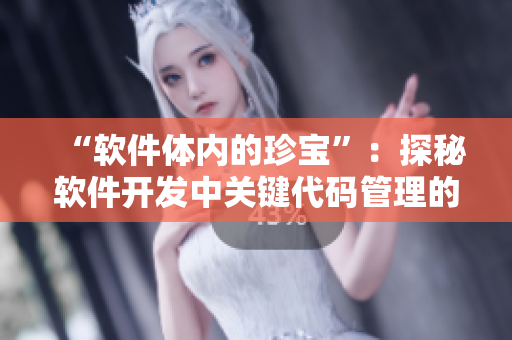 “软件体内的珍宝”：探秘软件开发中关键代码管理的重要性