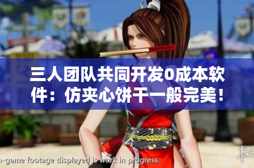 三人团队共同开发0成本软件：仿夹心饼干一般完美！
