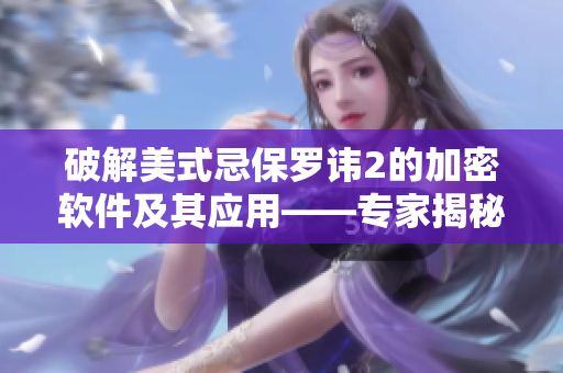 破解美式忌保罗讳2的加密软件及其应用——专家揭秘