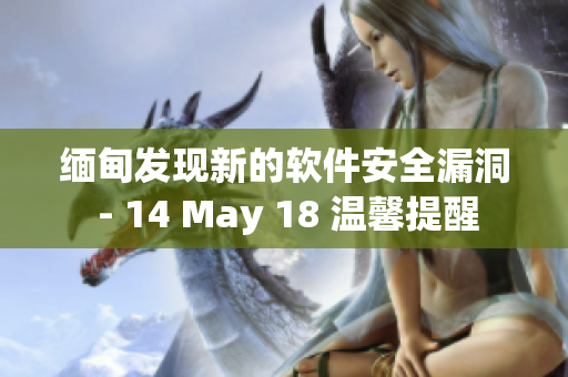 缅甸发现新的软件安全漏洞 - 14 May 18 温馨提醒