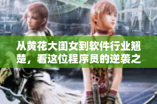 从黄花大闺女到软件行业翘楚，看这位程序员的逆袭之路