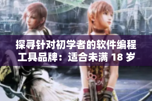 探寻针对初学者的软件编程工具品牌：适合未满 18 岁用户的首选！