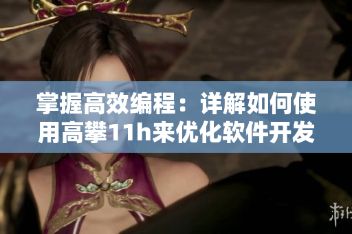 掌握高效编程：详解如何使用高攀11h来优化软件开发流程