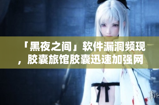 「黑夜之间」软件漏洞频现，胶囊旅馆胶囊迅速加强网络安全防范