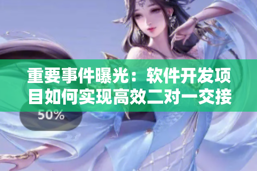 重要事件曝光：软件开发项目如何实现高效二对一交接模式