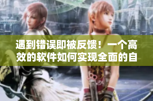遇到错误即被反馈！一个高效的软件如何实现全面的自动检测和反馈。