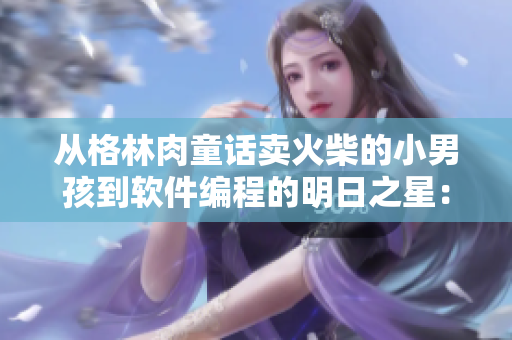 从格林肉童话卖火柴的小男孩到软件编程的明日之星：一个激励人心的学习故事