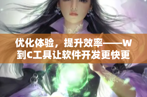 优化体验，提升效率——W到C工具让软件开发更快更简单