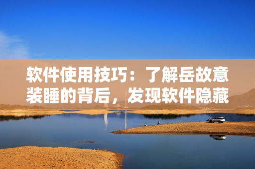 软件使用技巧：了解岳故意装睡的背后，发现软件隐藏功能