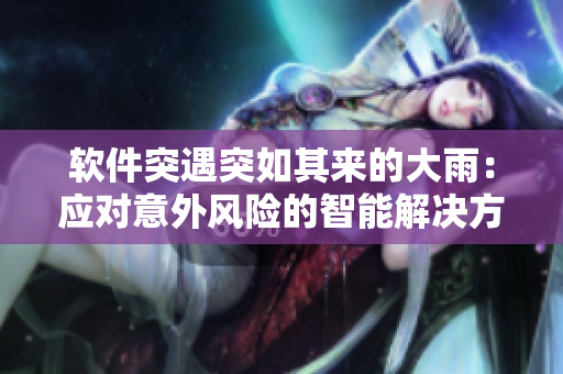 软件突遇突如其来的大雨：应对意外风险的智能解决方案