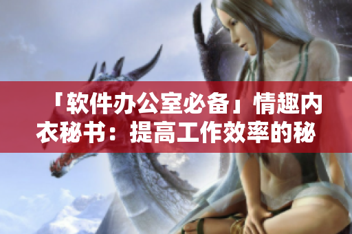 「软件办公室必备」情趣内衣秘书：提高工作效率的秘密武器！