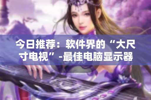 今日推荐：软件界的“大尺寸电视”-最佳电脑显示器推荐。