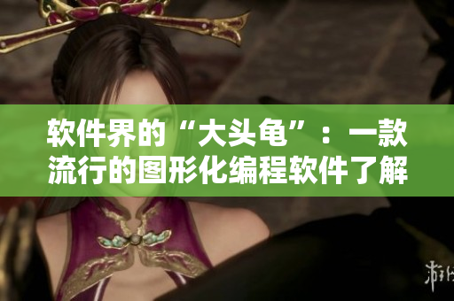 软件界的“大头龟”：一款流行的图形化编程软件了解一下！