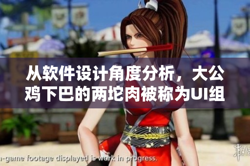 从软件设计角度分析，大公鸡下巴的两坨肉被称为UI组件。