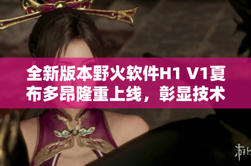 全新版本野火软件H1 V1夏布多昂隆重上线，彰显技术实力