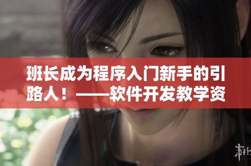 班长成为程序入门新手的引路人！——软件开发教学资源推荐