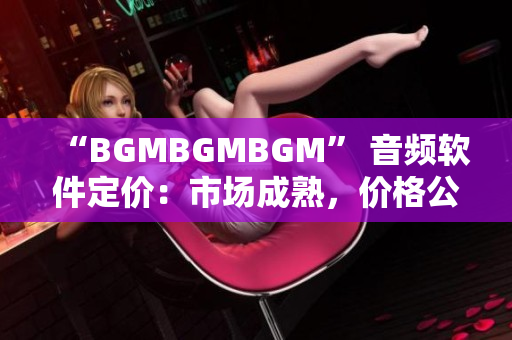 “BGMBGMBGM” 音频软件定价：市场成熟，价格公开透明