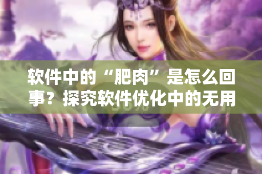 软件中的“肥肉”是怎么回事？探究软件优化中的无用代码问题