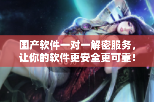国产软件一对一解密服务，让你的软件更安全更可靠！