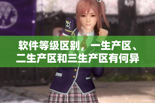 软件等级区别，一生产区、二生产区和三生产区有何异同？