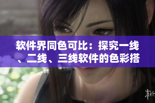 软件界同色可比：探究一线、二线、三线软件的色彩搭配之路