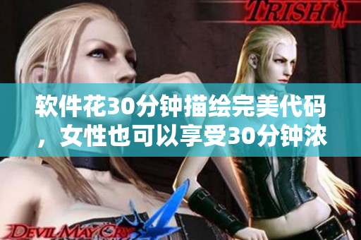 软件花30分钟描绘完美代码，女性也可以享受30分钟浓情狂爱