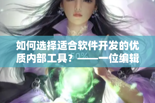如何选择适合软件开发的优质内部工具？——一位编辑的建议