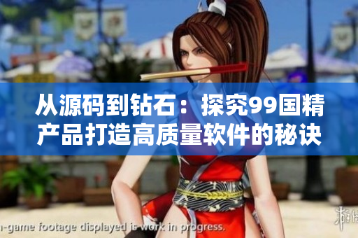 从源码到钻石：探究99国精产品打造高质量软件的秘诀