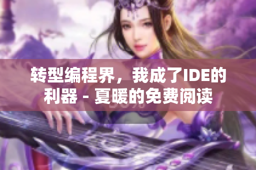 转型编程界，我成了IDE的利器 - 夏暖的免费阅读