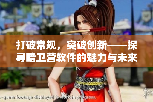 打破常规，突破创新——探寻暗卫营软件的魅力与未来！