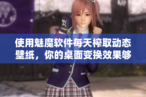 使用魅魔软件每天榨取动态壁纸，你的桌面变换效果够吸引人吗？